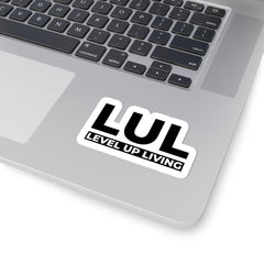 Sticker — LUL ‘Level Up Living’ Bold Logo Kiss-Cut Sticker