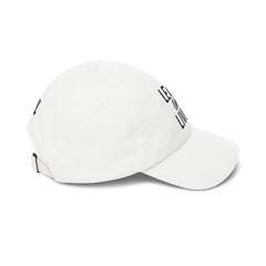 Level Up Living Dad Cap – Embroidered Motivational Baseball Hat (LUL)