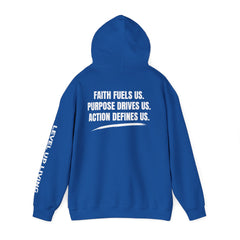 Faith Purpose Action Hoodie