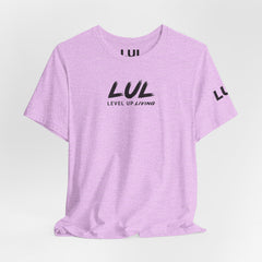 Level Up Living Tee — "Wake Up Lock In Level Up" Athletic Motivational T-Shirt