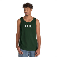 Level Up Living Tank Top — Motivational 'LUL' Fitness & Lifestyle Graphic