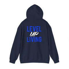Level Up Living Hoodie — Motivational Pullover for Personal Growth