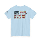 Live Free Level Up T-Shirt — Motivational Graphic Tee