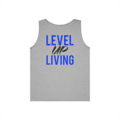 Level Up Living Tank Top — Motivational 'LUL' Fitness & Lifestyle Graphic