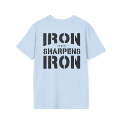 Iron Sharpens Iron Faith Cross Tee | Level Up Living