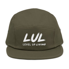 LUL "Level Up Living" Embroidered 5-Panel Cap — Casual Streetwear Dad Hat