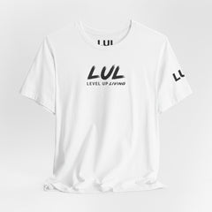 Level Up Living Tee — "Wake Up Lock In Level Up" Athletic Motivational T-Shirt