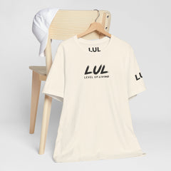 Level Up Living Tee — "Wake Up Lock In Level Up" Athletic Motivational T-Shirt