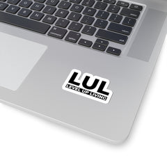 Sticker — LUL ‘Level Up Living’ Bold Logo Kiss-Cut Sticker