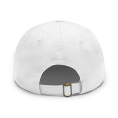 Leather Patch Dad Hat — 'Live Free' Vintage American Flag Baseball Cap