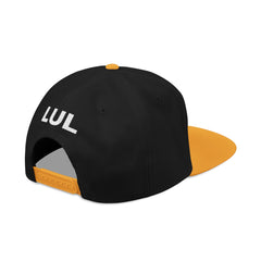 'Live Free' Distressed Flag Design - Embroidered Snapback Hat