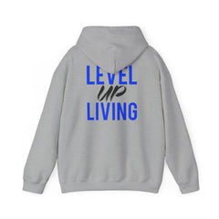 Level Up Living Hoodie — Motivational Pullover for Personal Growth