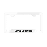Level Up Living Metal License Plate Frame