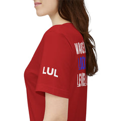 Level Up Living Tee — "Wake Up Lock In Level Up" Athletic Motivational T-Shirt