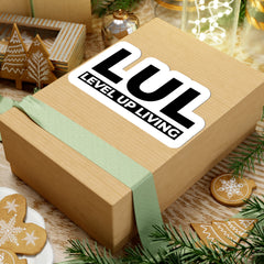 Sticker — LUL ‘Level Up Living’ Bold Logo Kiss-Cut Sticker
