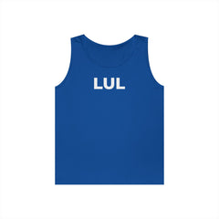 Level Up Living Tank Top — Motivational 'LUL' Fitness & Lifestyle Graphic