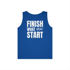 Finish What You Start - Level Up Living - Tank Top