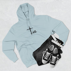 Hoodie – "It's Never Luck, It's Always God" Inspirational Graphic Hoodie