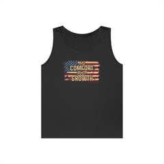 Tank Top — Distressed American Flag "Freedom Forever" Patriotic Tank