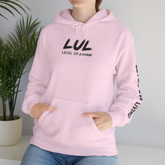 Level Up Hoodie — "Level Up or Stay Stuck" Motivational Pullover