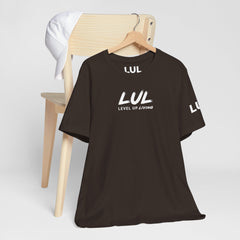 Level Up Living Tee — "Wake Up Lock In Level Up" Athletic Motivational T-Shirt