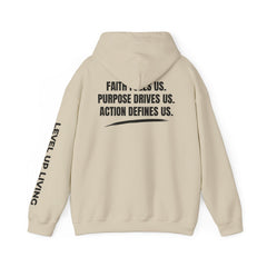 Faith Purpose Action Hoodie