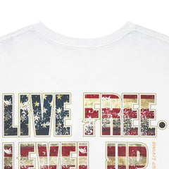 Live Free Level Up T-Shirt — Motivational Graphic Tee