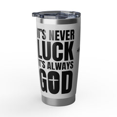 20oz Stainless Tumbler — "Vagabond" Inspirational Quote Travel Mug