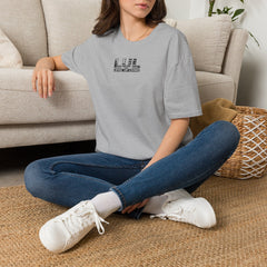 Freedom Over Fear Flag T-Shirt — Level Up Living Patriotic Tee