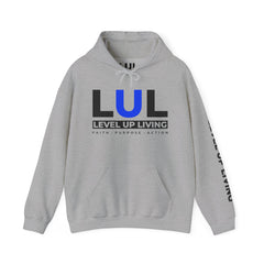 Level Up Living Hoodie — "WEALTH IS BUILT BY PEOPLE WHO TAKE ACTION" Entrepreneur Sweatshirt