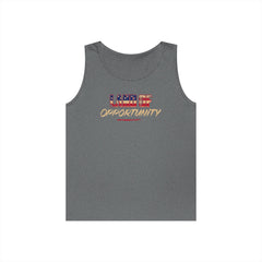 Tank Top - Land of Opportunity American Flag Graphic