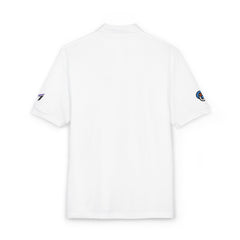 Embroidered Polo Shirt — 'Moxie' Logo Short-Sleeve