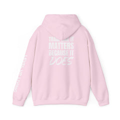 Hoodie — 'Level Up Living' Motivational Pullover (Train Like It Matters Because It Does)