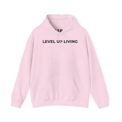 Level Up Living Hoodie — Motivational Pullover for Personal Growth