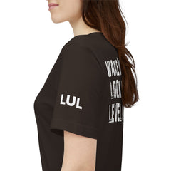 Level Up Living Tee — "Wake Up Lock In Level Up" Athletic Motivational T-Shirt