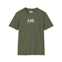 LUL "Level Up Living" Minimal Logo T-Shirt