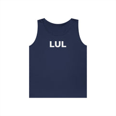 Level Up Living Tank Top — Motivational 'LUL' Fitness & Lifestyle Graphic