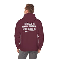 Faith Purpose Action Hoodie