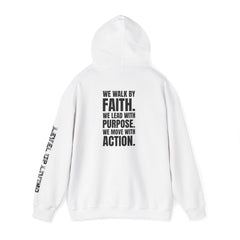 Faith Purpose Action Inspirational Hoodie
