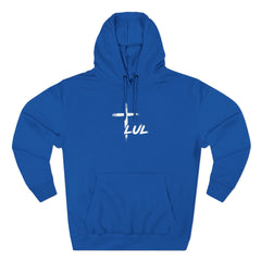 Hoodie – "It's Never Luck, It's Always God" Inspirational Graphic Hoodie