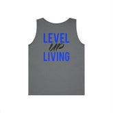 Level Up Living Tank Top — Motivational 'LUL' Fitness & Lifestyle Graphic