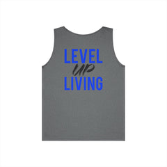 Level Up Living Tank Top — Motivational 'LUL' Fitness & Lifestyle Graphic