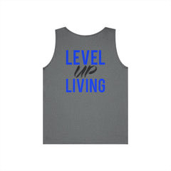 Level Up Living Tank Top — Motivational 'LUL' Fitness & Lifestyle Graphic