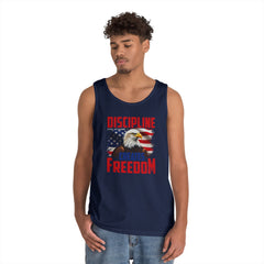 Discipline Create Freedom - Heavy Cotton Tank Top