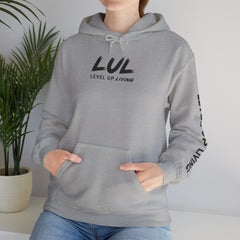 Level Up Hoodie — "Level Up or Stay Stuck" Motivational Pullover