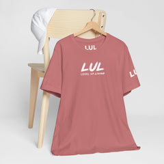 Level Up Living Tee — "Wake Up Lock In Level Up" Athletic Motivational T-Shirt