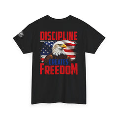 Discipline Creates Freedom Patriotic Tee — American Eagle Flag T‑Shirt