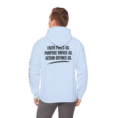 Faith Purpose Action Hoodie