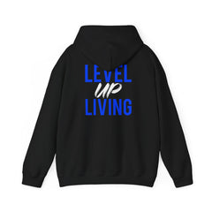 Level Up Living Hoodie — Motivational Pullover for Personal Growth