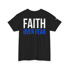 Faith Over Fear T-Shirt — LUL Cross Motivational Christian Tee